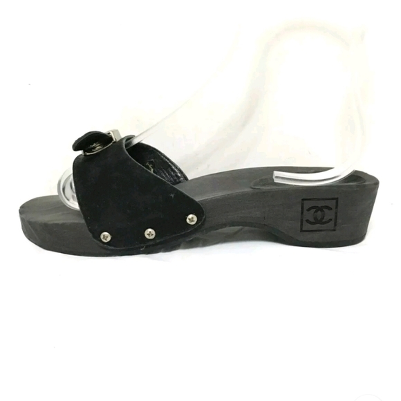 Chanel Black Slides size 37 - Picture 3 of 15